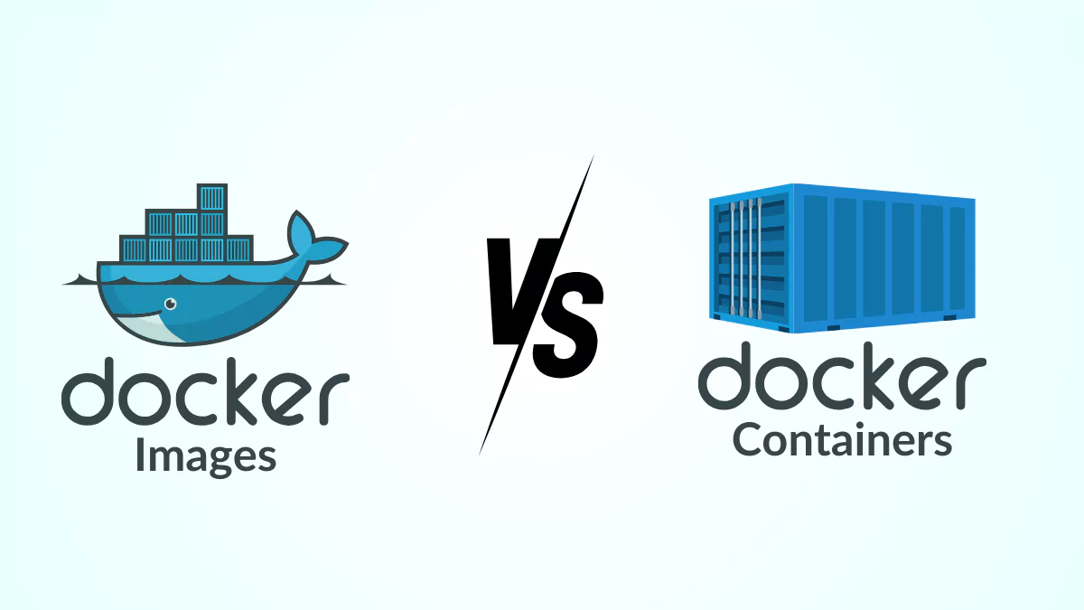 Docker images vs containers