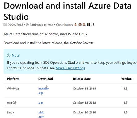 How to Download and Install Azure Data Studio